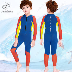 Neoprene Wetsuit 2.5mm Swimsuit Youth Surfing Diving Suit for kids boys