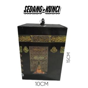 Beli 1 Gratis 4 Souvenir Celengan Kabah Ukuran Jumbo Kunci  Celengan Kakbah Mekkah Kunci Buka Tutup Premium Ukuran Jumbo 15x15x20cm