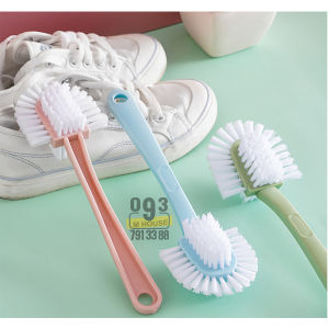 Chổi Cọ 3 Đầu Lông Bàn Chải Chà Giày Giặt Quần Áo Chà Sàn Vệ Sinh Nhà Tắm Tiện Lợi Siêu Sạch
