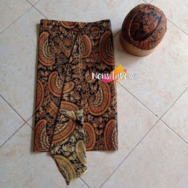 Full Set Adat Sunda Bapak (BESKAP + JARIK + BLANGKON) / FREE BENGGOL ...