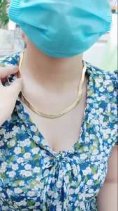 {loại1} Dây chuyền mì ép 4 ly bền màu siêu sáng Kami trang sức sỉ DE4LY