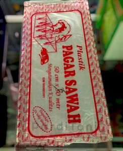 Plastik Pagar SawahTebal tinggi 50 cm x lebar 50 meter