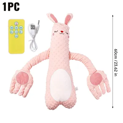 60cm động vật dễ thương trẻ sơ sinh ôm gối với nhẹ nhàng vỗ chuyển động cho nhẹ nhàng bé ngủ 0 đến 12 tháng trẻ mới biết đi an ủi gối