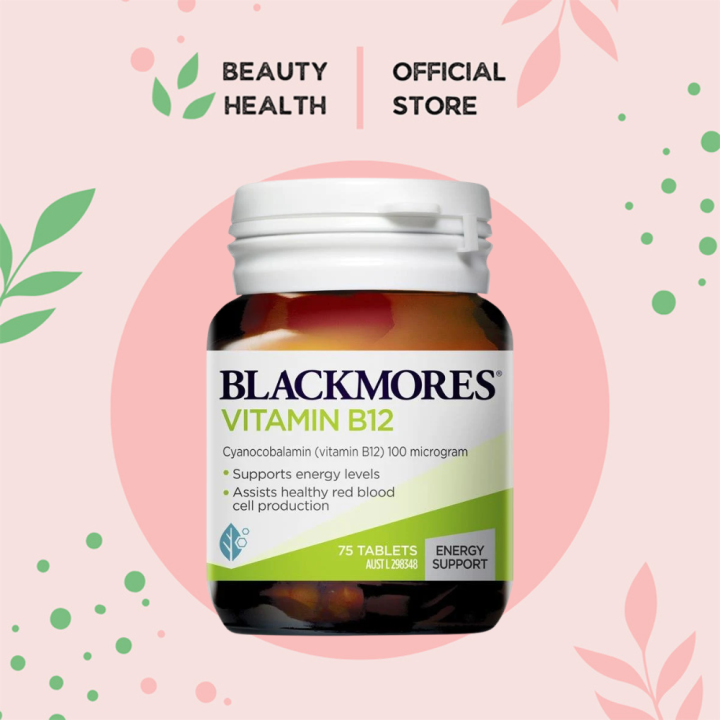 Blackmores Vitamin B12 l 75 Tabs [BeautyHealth.sg] Lazada Singapore