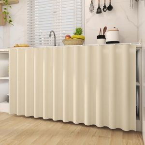 Pure Color Kitchen Cabinets Waterproof And Oil Modesty Cupboard Door Curtain Shade Shade Shoe Rack Shelf Lockers Cretonne Curtain Customizable size