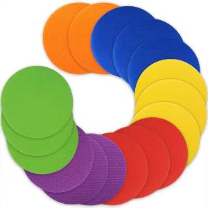 10PCS Round Carpet Mark Classroom Magic Mark Carpet Colorful Marker Round Carpet Stickers for Room Decoration