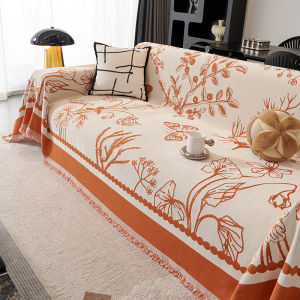 Chenier sofa cover Four Seasons Thickened Butterfly Pattern Sofa cover cloth Sofa towels for living room