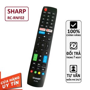 Điều khiển tivi Sharp RC-RNF02 hàng chuẩn sịn Remote tv sharp RNF02 [ cần giống mẫu] - Hàng mới Tặng kèm pin điều khiển từ xa tv
