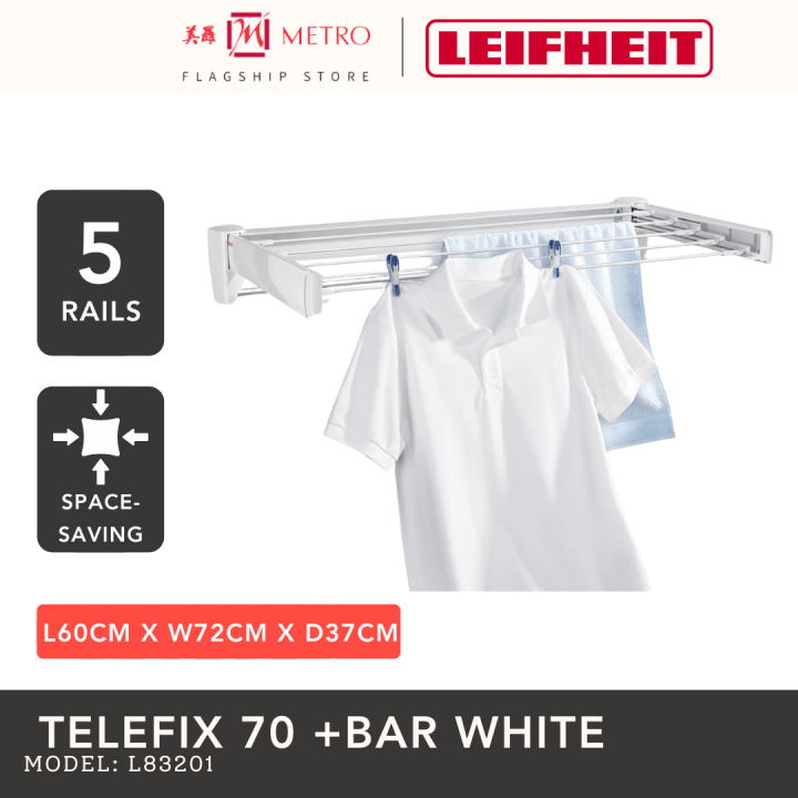 Leifheit Telefix 70 +Bar White L83201