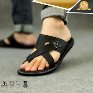 SANDAL KULIT PRIA JEPIT PAKALOLO CASUAL DISTRO COWOK KEREN BUAT GAYA IMPORT NEKERMAN SIMPLE MEWAH CLASSIC KLASIK FIPPER NEKERMANN BERMEREK TERBARU PREMIUM KEKINIAN KONDAGAN FLIP FLOP ZEGER