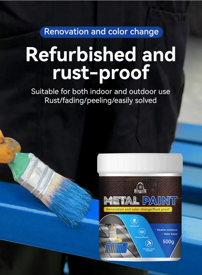 Water-Based Anti-Rust Metal Paint – Stop Rust In Its Tracks (Multiple Colors)