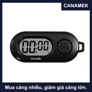 【CANAMEK】 Dừng hẹn giờ thể thao dừng hẹn giờ Keychain với màn hình LCD kích thước bỏ túi trang trí kỹ thuật số Đồng hồ đếm ngược cho các kịch bản khác nhau