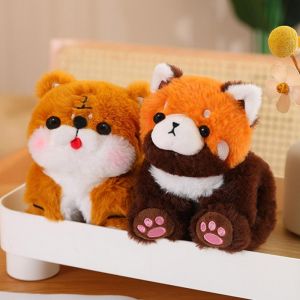 DAN S แพนด้าแพนด้าแพนด้า ชุดสร้อยข้อมือตบ ไดโนเสาร์ไดโนเสาร์ไดโนเสาร์ สุนัขและสุนัข กำไลข้อมือตุ๊กตาผ้ากำมะหยี่ ของเล่นสัตว์ยัดไส้ ตุ๊กตาผ้าพลัฌ ของเล่นตุ๊กตาสายรัดข้อมือ ของขวัญวันเกิดของขวัญ