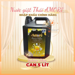 Nước Giặt Xả Đậm Đặc AMORE Can 5 Lít Nước Giặt Thái 6 In 1 Hương Nước Hoa Chính Hãng Thái