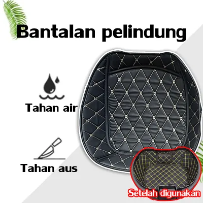 [READY STOCK] Motorcycle BOX 48L box motor belakang ABS Dapat memuat tiga helm half-face motor box Cocok untuk Motor motor Bagasi Motor Listrik Dipertebal Universal Tail Box Kapasitas Tas Motor Tailbag Kotak Sepeda Motor