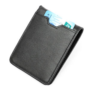 Royal Bagger Slim Card Clip Wallet for Men Genuine Cow Leather RFID Wallets Card Holders Man Cool Bags Fashion Coin Bags Short Purse