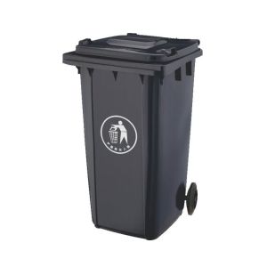 Large Outdoor Trash Bin with Wheels/100L120L Dustbin for Waste Sorting RecyclingCommercial Use / Rainbow Culture