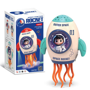 Childrens electric magic dance spray projection rocket toys/rocket toys/dance toys/festival gifts/parent-child interaction toys/educational toys