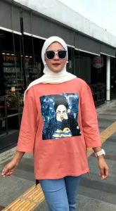 Kaos OVERSIZE wanita basic T-Shirt Panjang Belakang Aldira / kaos jumbo atasan wanita / fashion wanita atasan big size / oversize wanita terbaru kaos fashion atasan jumbo