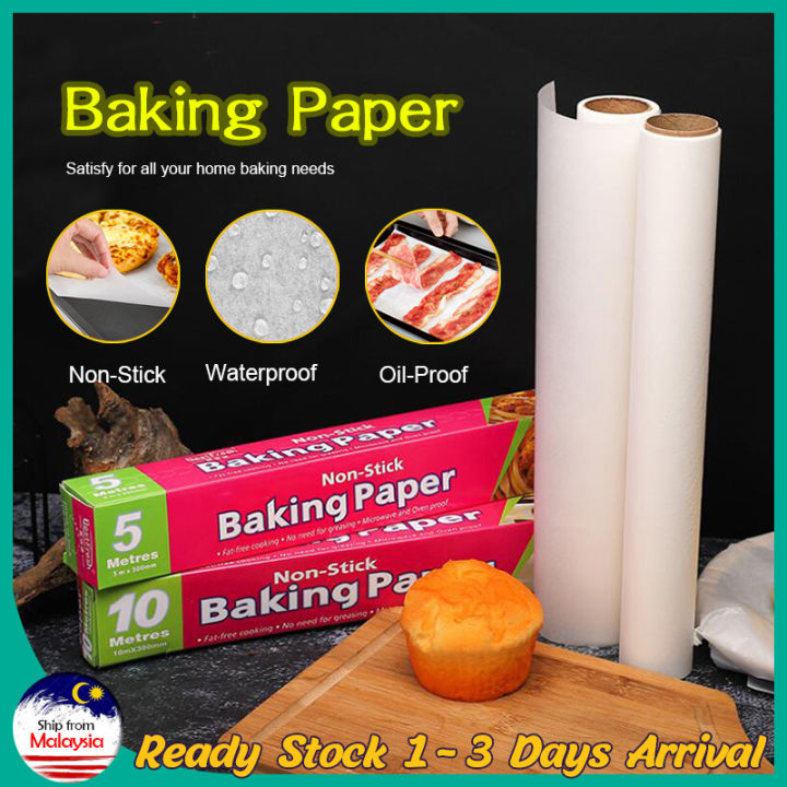 5M/10M/20M Baking Paper With Cutter Food Wrapping Paper Cookie Sheet