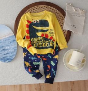 Kids Pyjamas Set | Cartoon Cute Children Sleepwear | Cotton Soft Baby Nightwear Clothes Pajamas | Baju Tidur Budak