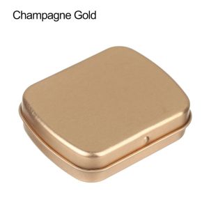 MUSASI Portable Small Storage Home Organizer Container Container Kit Empty Tins Tin Box