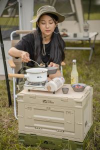 MOBI GARDEN Hộp lưu trữ gấp Thiết bị di động Thùng chứa đồ có thể thu gọn Cắm trại dã ngoại ngoài trời Chất Liệu Polypropylene Chống Thấm Sản Phẩm Đa Năng Cho Dã Ngoại - Lazada