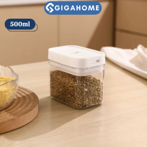 Hũ Đựng Ngũ Cốc Hạt Khô Bảo Quản Mỳ Ý Chống Bụi Chống Ẩm GIGAHOME 353