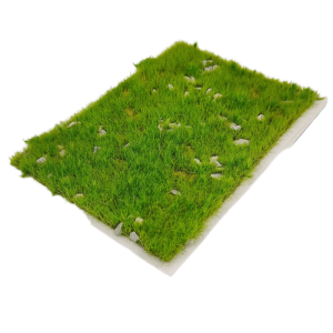 MIRELINA Realistic Simulation Grass Miniature Grass Tuft Hand DIY Craft Material Mini Scale Model Accessory Model Landscape Turf Durable Nylon Sand Table Mat Model Making