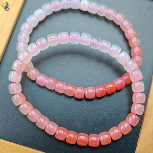 Collection Grade Duo Bao Yan Yuan Agate Abacus Rondelle Bracelet
