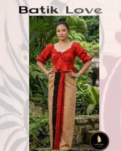 Batik sarong and crop top | full kit for young adults 009 | Lanka Styles