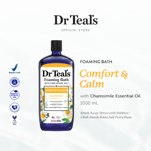 Dr Teals Foaming Bath/Sabun Busa Pure Epsom Salt - Chamomile Essential Oil 1 L
