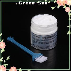 Green sea 1PC Household Appliances Electric Contact Grease 100g Conductive Paste Electricity Compound Grease For Low Resistance Value