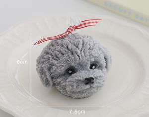 Lilin scented candle puppy lilin aromatherapy wangi aromaterapi estetik bagus lucu hadiah souvenir me time