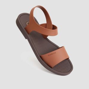 Camou Sandal Wanita Simpel Elegan Sendal Teplek Wanita Bahan Karet Sendal Tali Wanita Dewasa Model Terbaru 2022 Tali Belakang Neti Pumpkin