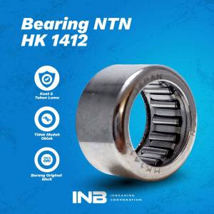 Laker Bearing Hk 1412 NTN Bearing Bambu Mesin Bor 13mm INB Original NTN