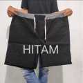 Bisa COD  Celana Pendek Pria Dewasa Jumbo - Celana Chino Rip Pinggang Karet Kolor Elastis. 