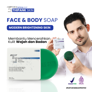 Sabun Pencerah Kulit Thipank Skin Natural Brigthening Cleaners 80 Gram BPOM