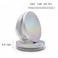 Loose Powder Compact Container with Velvet Powder puff Mirror and Elasticated Net Sifter, Empty Reusable Powder box, 5g Portable DIY Makeup Powder case. 