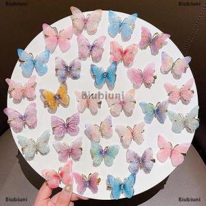 [COD] Biubiuni Ngẫu nhiên Bướm đầy màu sắc Kẹp Tóc Cô Gái Tóc Clip barrettes phụ nữ tóc ngọt ngào trang trí cầu vồng Mũ nón thời trang phụ kiện tóc