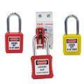 38mm Gembok Safety Loto Leher Panjang Tahan Panas 2 Warna Padlock Safety Lockout Tagout Loto Safety Thermoplastic Gembok Alat Perbaikan Rumah Tangga Peralatan Keamanan. 