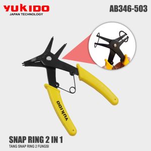 Snap Ring Pliers 4 Way Tang Penjepit Lurus Buka Tutup 2 Fungsi 2 IN 1 Pasang Ring Range 10-40mm