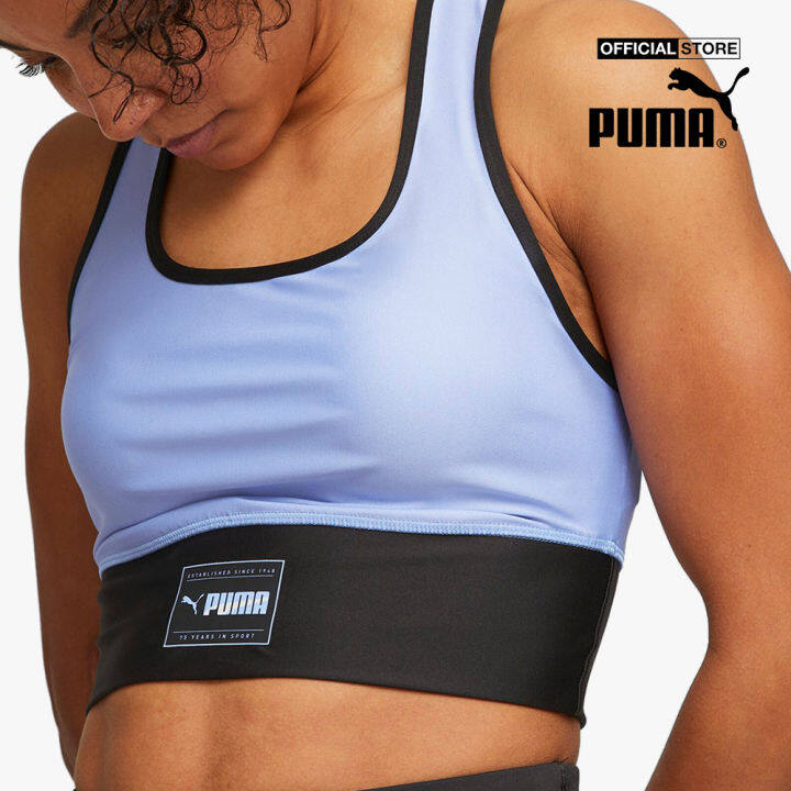 PUMA - Áo bra thể thao nữ Fit Mid Impact