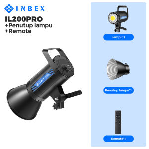 【NEW】INBEX IL-200PRO COB 200W Lampu Studio Profesional Video / Live Streaming / Pencahayaan Konten