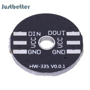 【New Arrival】WS2812B Lamp Development Module Round RGB LED Light Development Module 3 Bit 5V Electronic Components