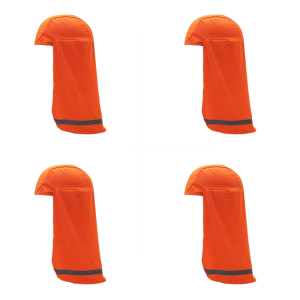 Breathable Sun Protections Neck Cover Elastic Safety Hat Liners Reflective Strips Outdoor Activity Sun Shade Hat