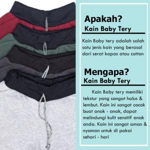Celana pendek anak laki laki bahan BABYTERY Premium Celana anak cowok Usia 1 - 7 tahun
