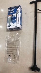 Tungkod Baston Walking Stick Foldable Trusty Cane with Light Pivot Tip for Elderly & Seniors