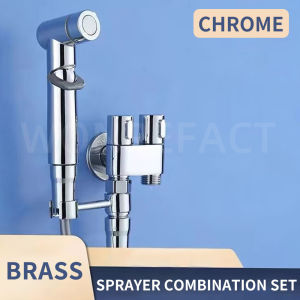 Portable Handheld Toilet Bidet Sprayer Brass Handheld Bidet Faucet Bathroom Household Shower Quick Cleaning