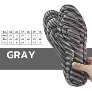 Suomi Sports Insoles Soft Bottom Sports Insole Sponge Pad For Men And Women Size 35-46